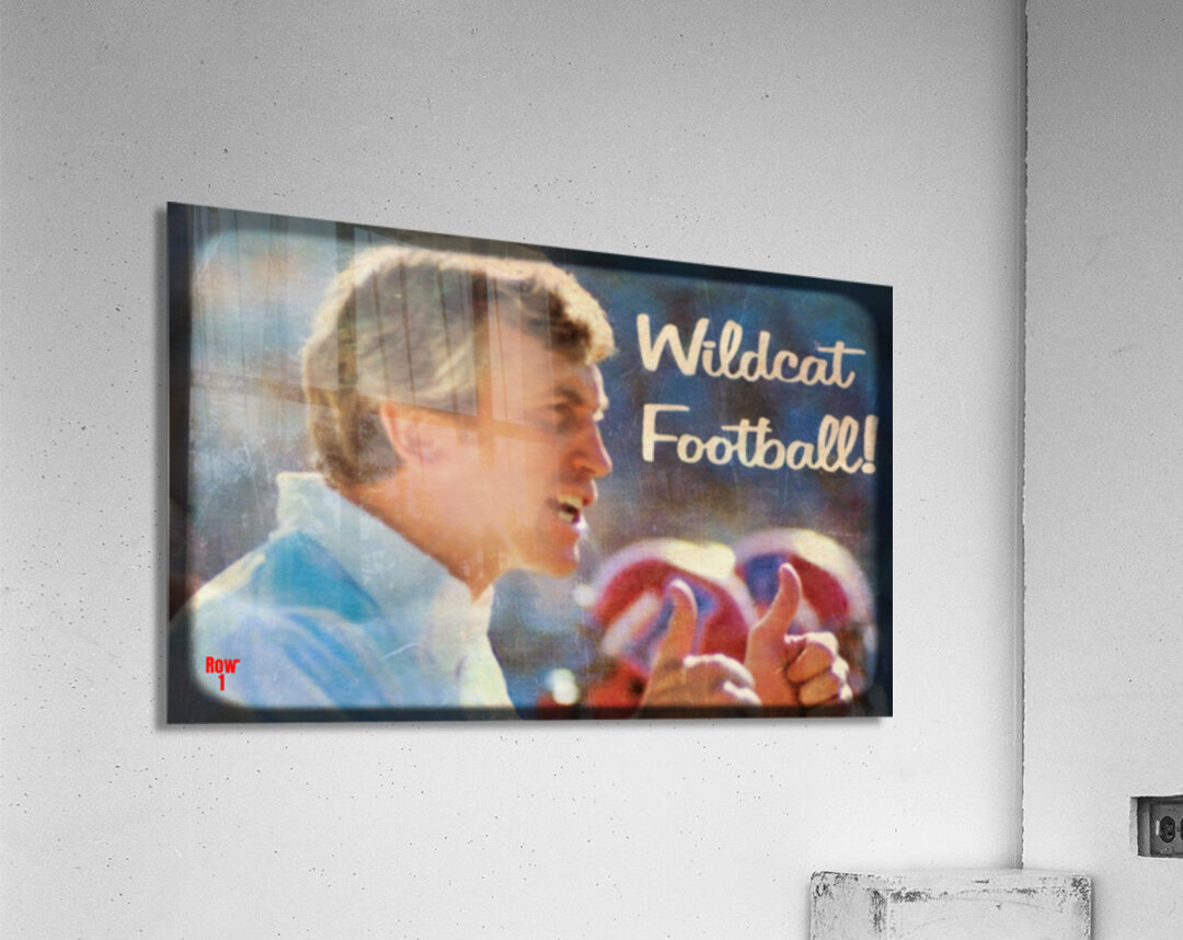1981 Arizona Wildcats Football Viewfinder Art  Acrylic Print