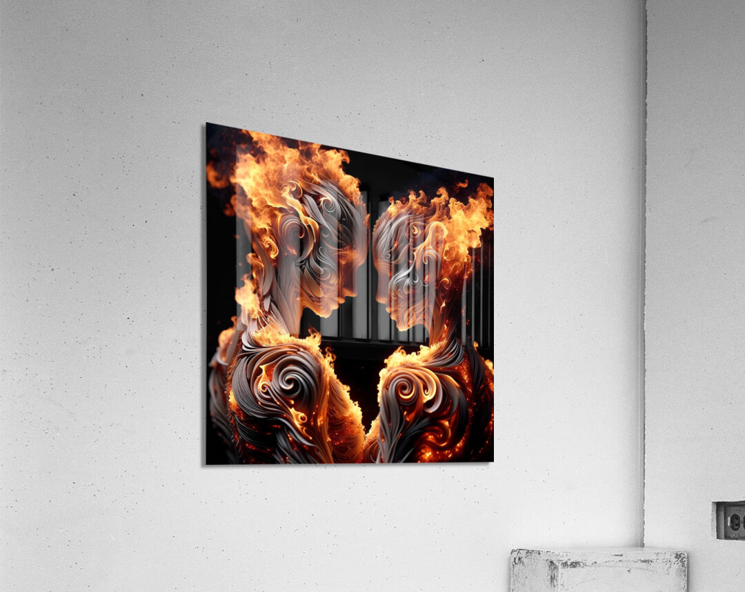 Fire for one fire for two Acrylic Print