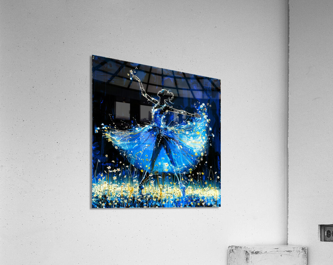 Ethereal Essence - Ballerina Magical Acrylic Print