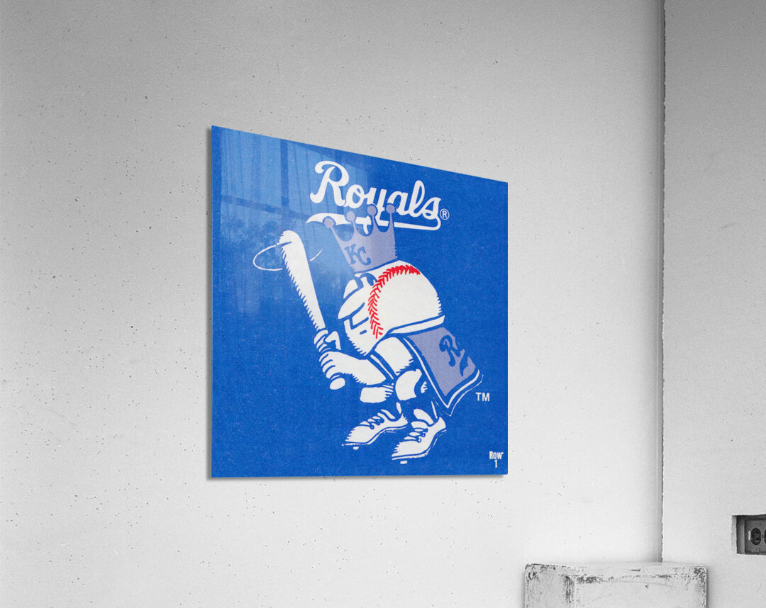 Sports Gifts for Dads | Fathers Day 2024 | 1979 Kansas City Royals Throwback Art Acrylic Print