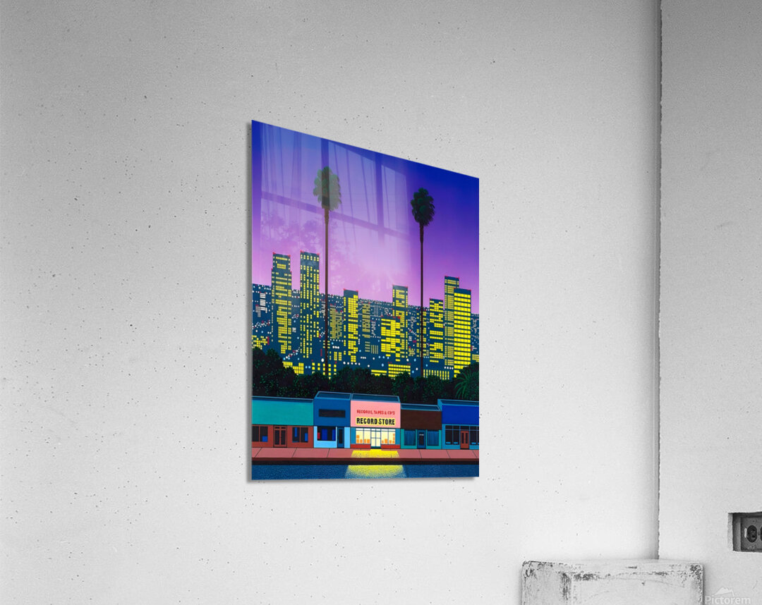 nicho★ページ Hiroshi Nagai - City Pop At Night by Vivanne Wall Art
