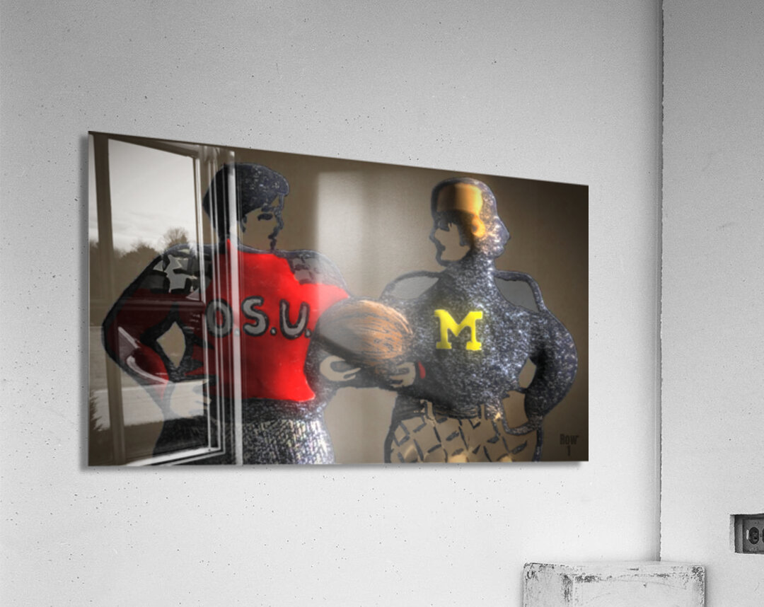 1901 Ohio State Michigan Football Art Remix Acrylic Print