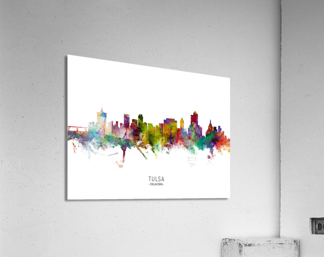 Tulsa Oklahoma Skyline Acrylic Print