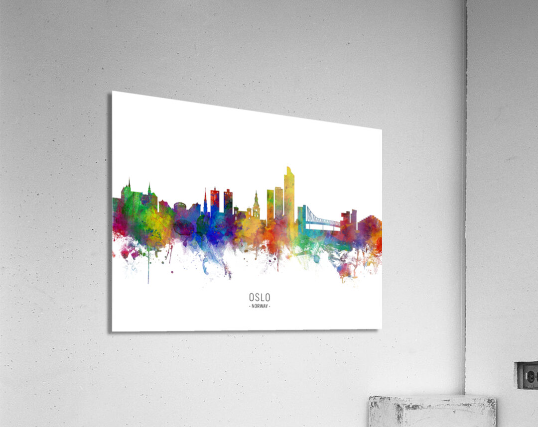 Oslo Norway Skyline Acrylic Print