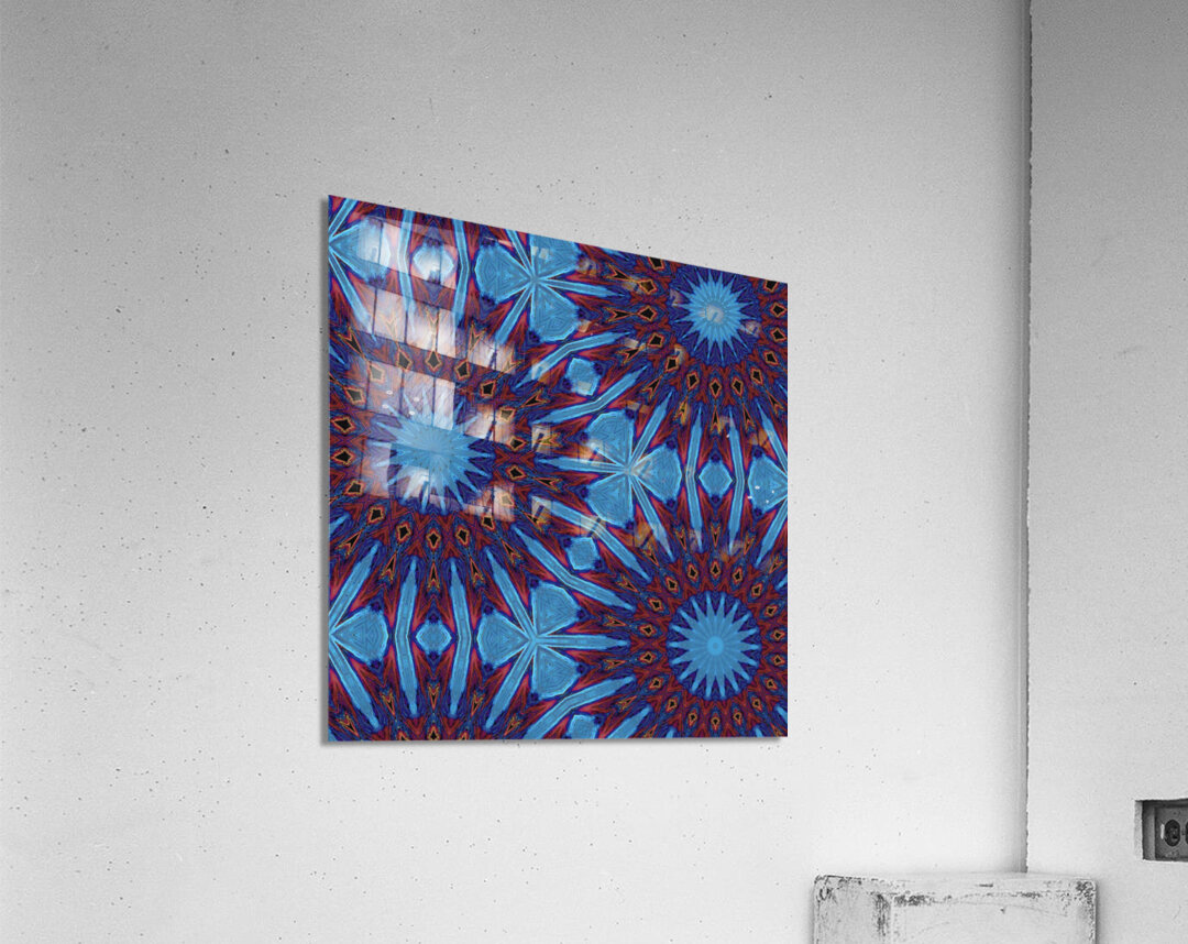 Abstract Shapes in Motion Acrylic Print