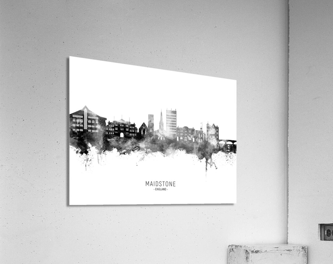 Maidstone England Skyline Acrylic Print