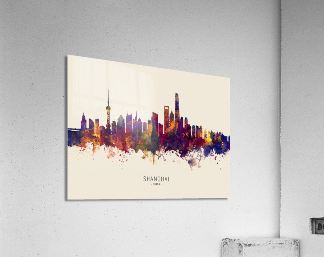 Shanghai China Skyline Acrylic Print