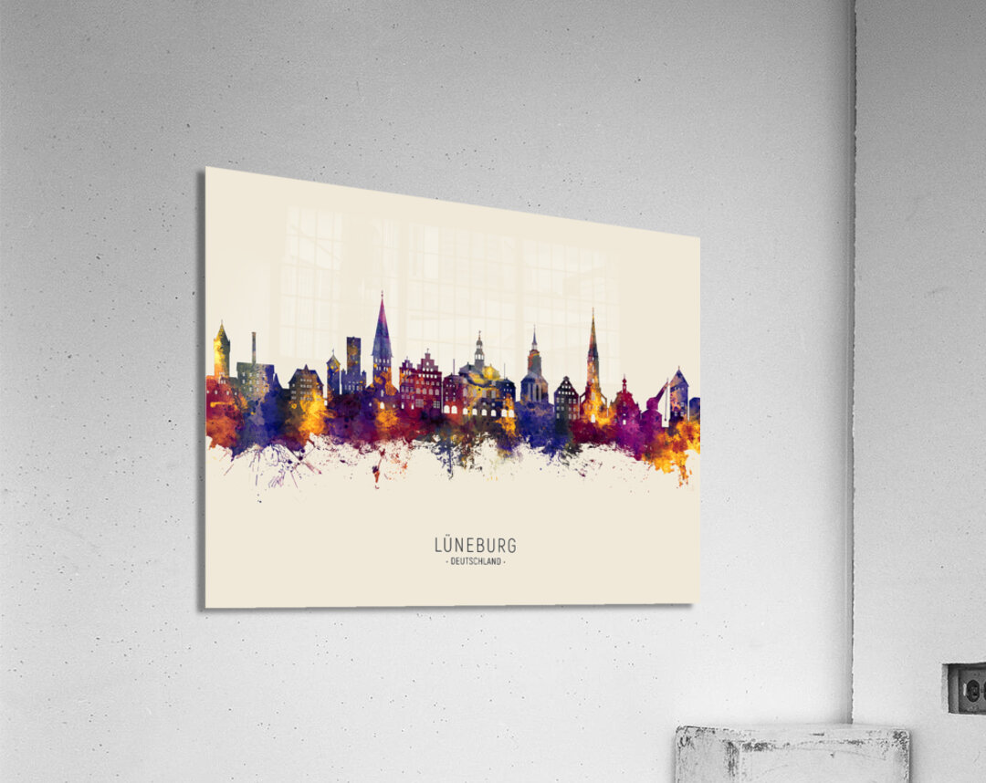 Luneburg Germany Skyline Acrylic Print