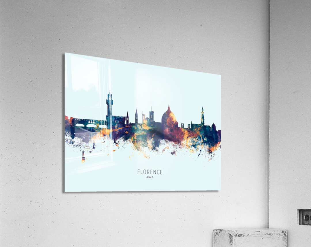 Florence Italy Skyline Acrylic Print
