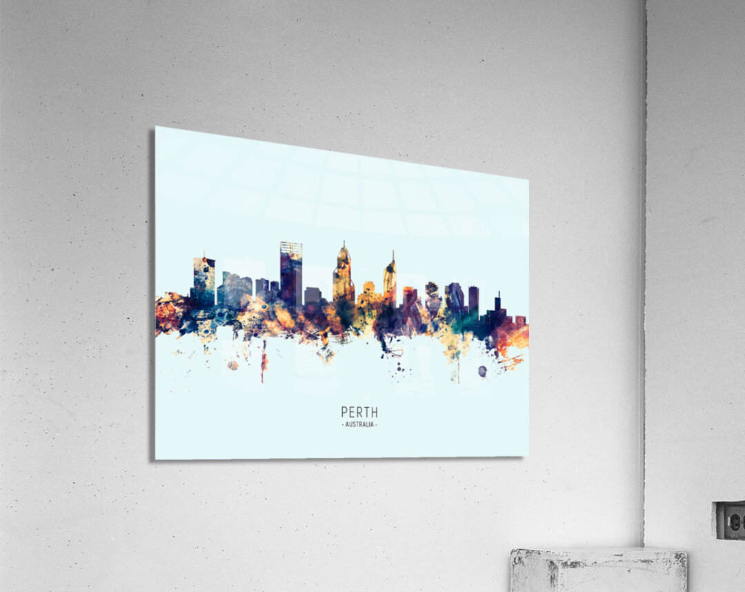 Perth Australia Skyline Acrylic Print