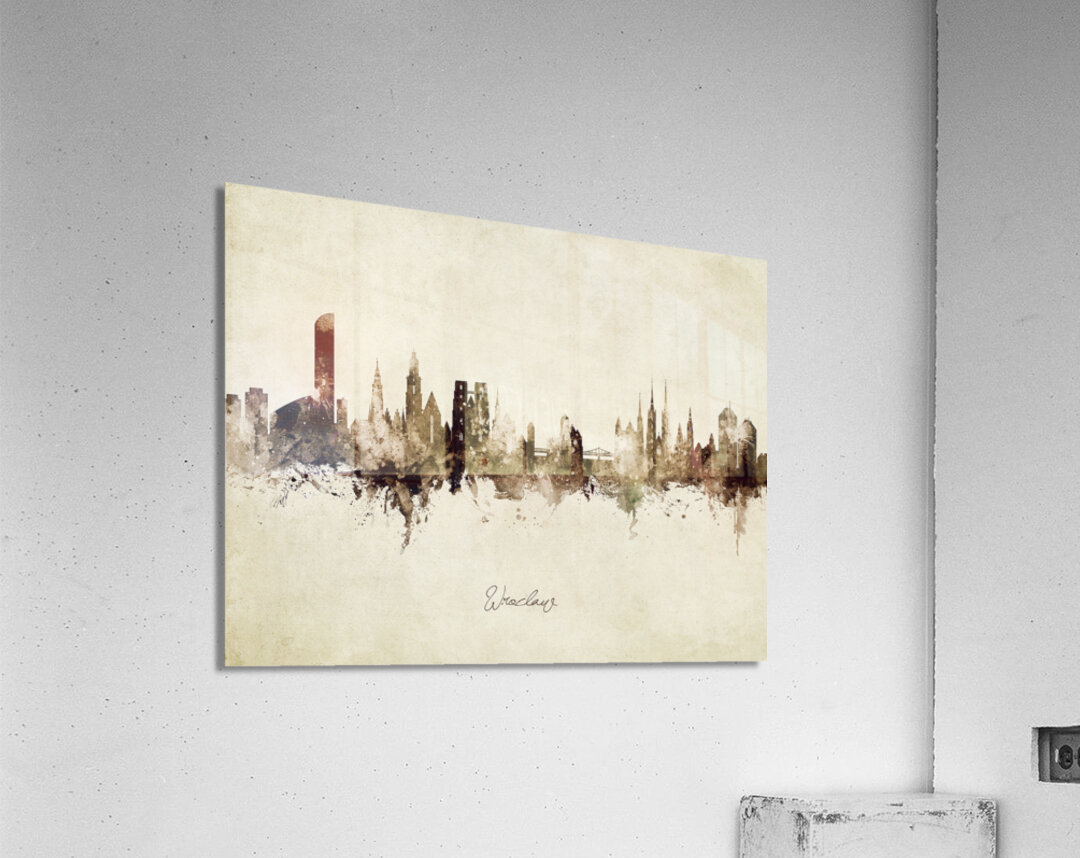 Wroclaw Poland Skyline Acrylic Print