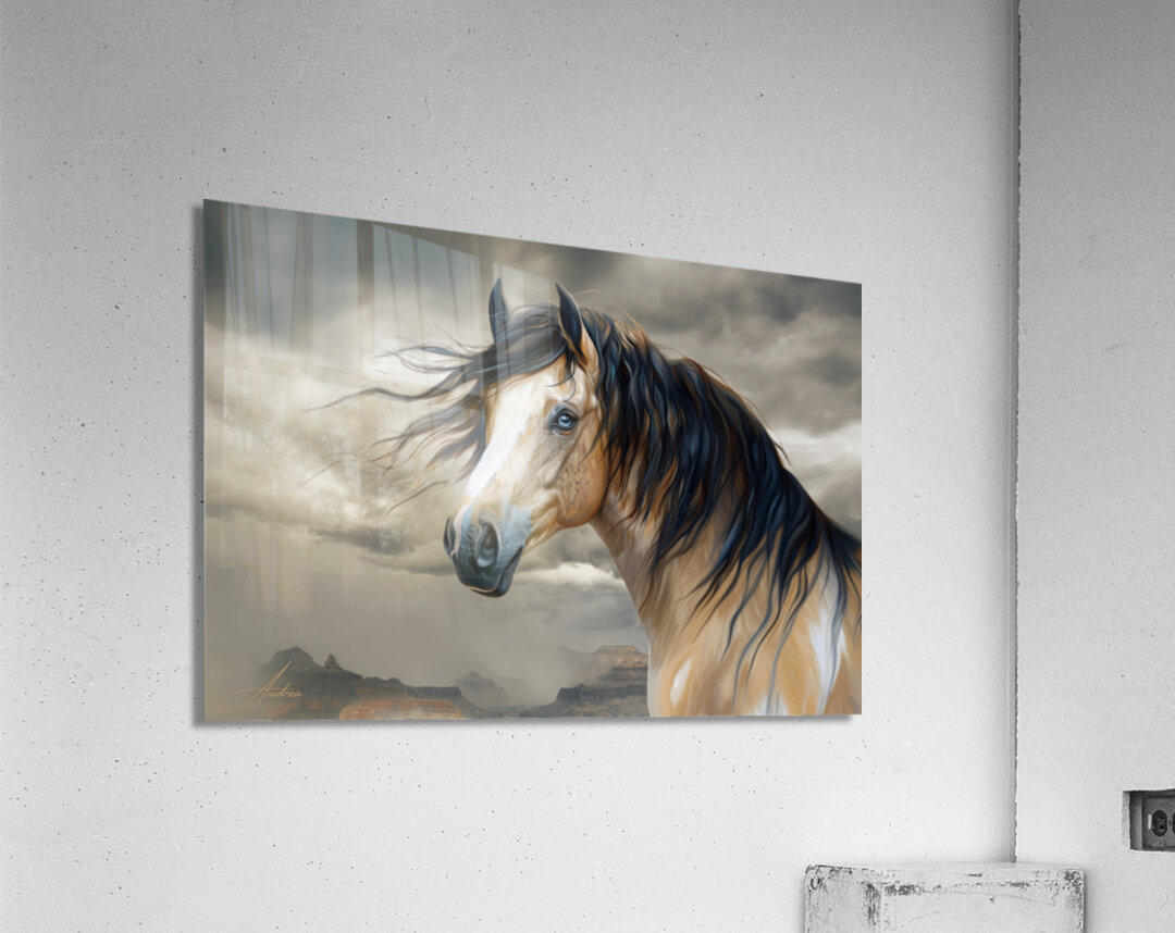 Tallulah Blue Eyed Buckskin Acrylic Print