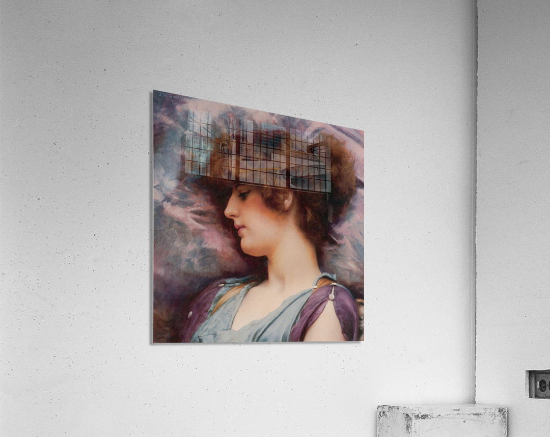 Far Away Thoughts by John William Godward Acrylic Print
