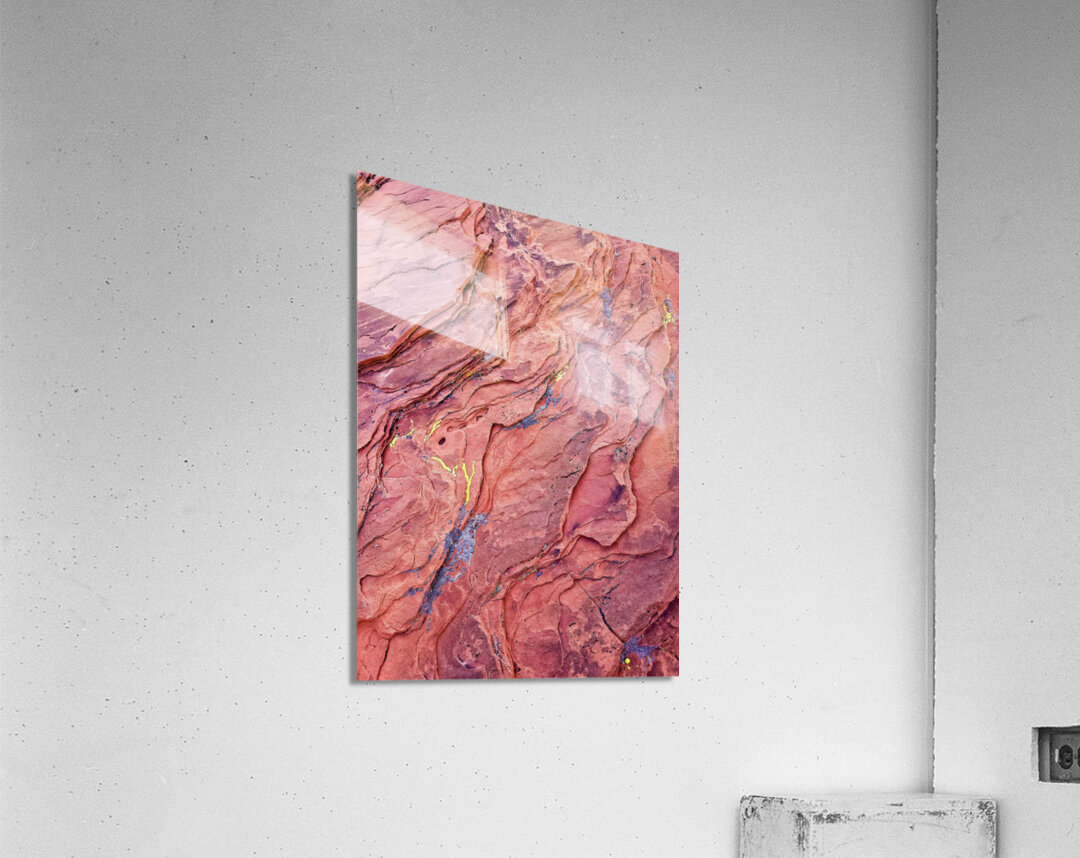 Flakey Acrylic Print