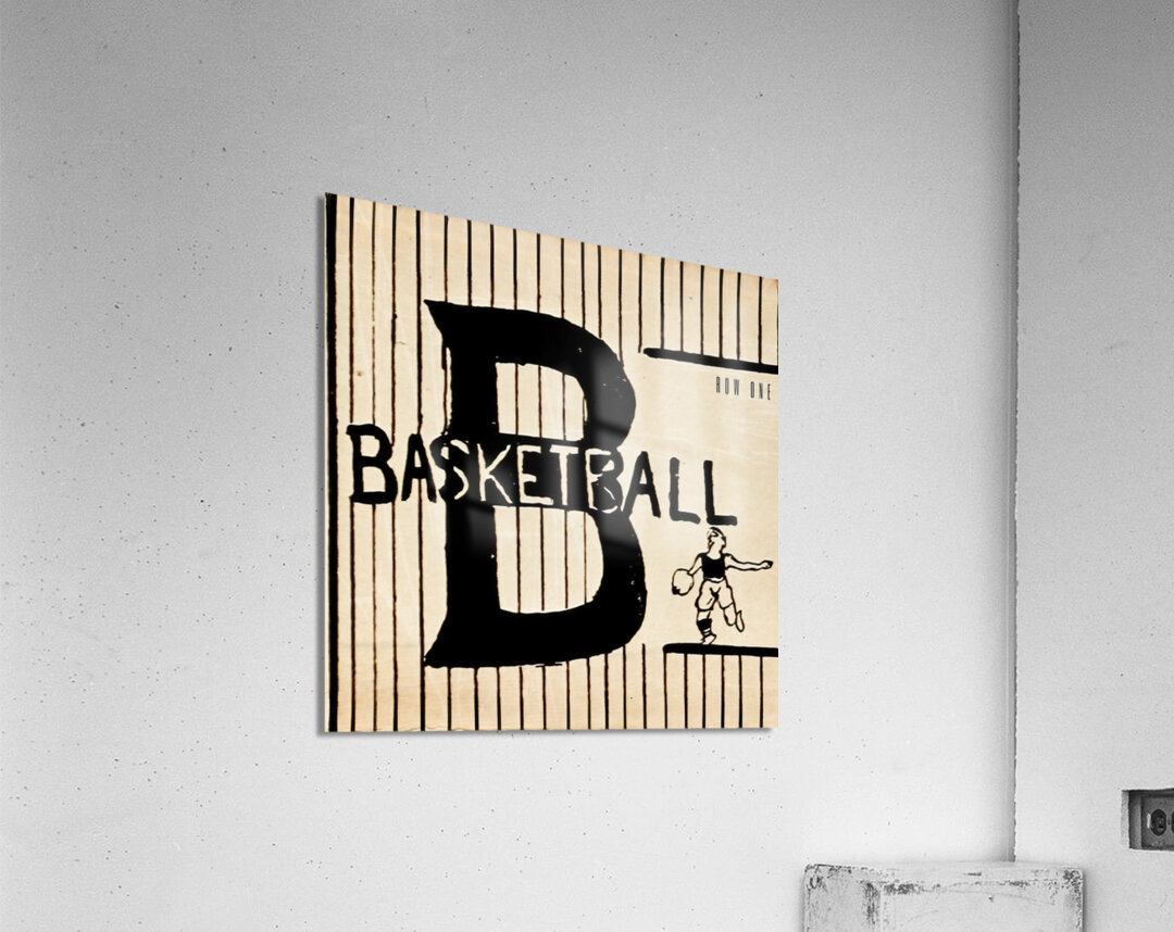 B is For Basketball Acrylic Print