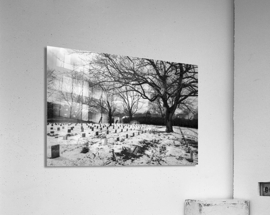 Lynchburg Old City Cemetery in Winter Acrylic Print