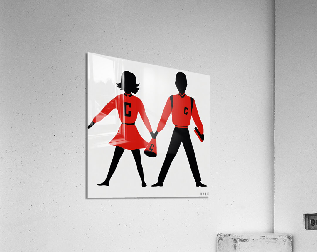 1960s Cheer Art Acrylic Print