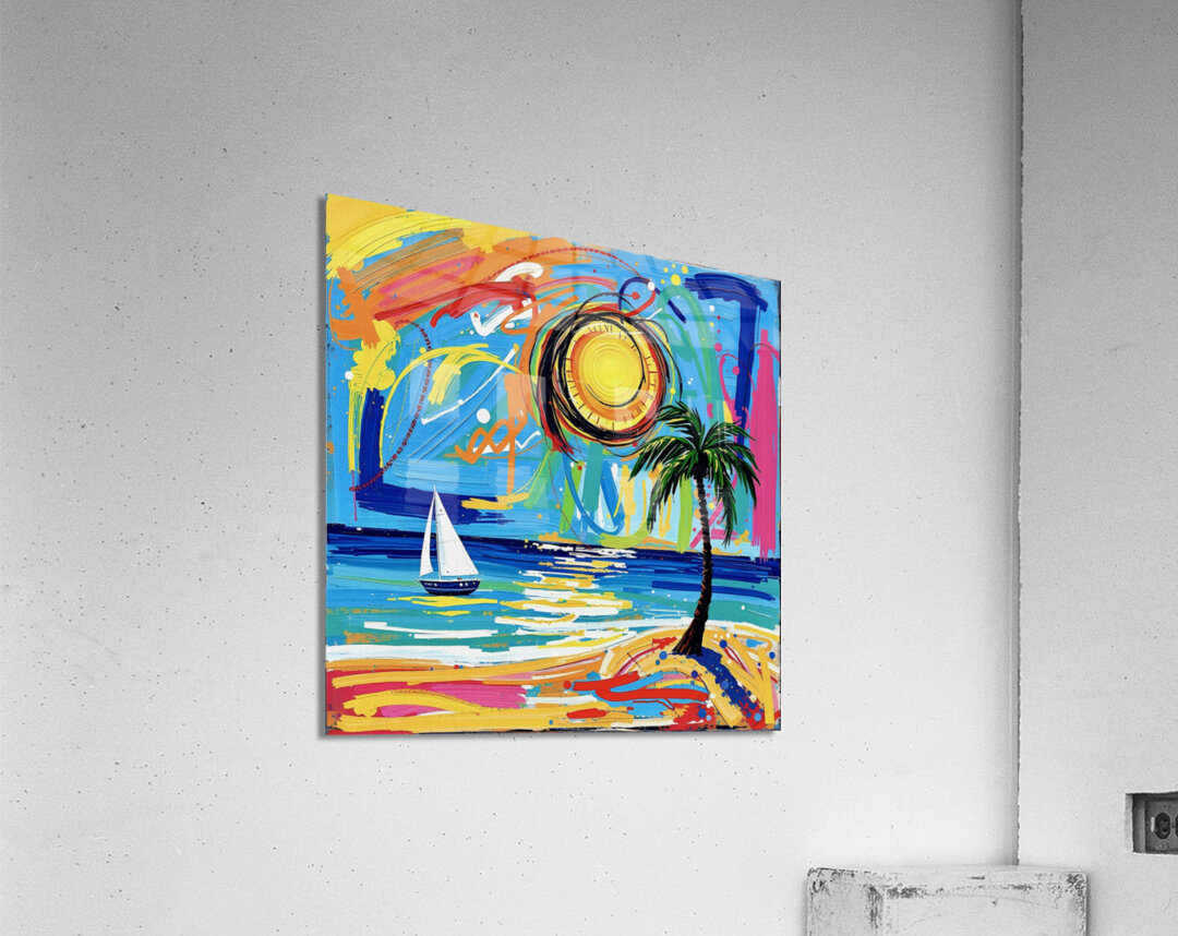 Sailboat Sunshine Dreams  2024 09 04 19 18 22 Acrylic Print