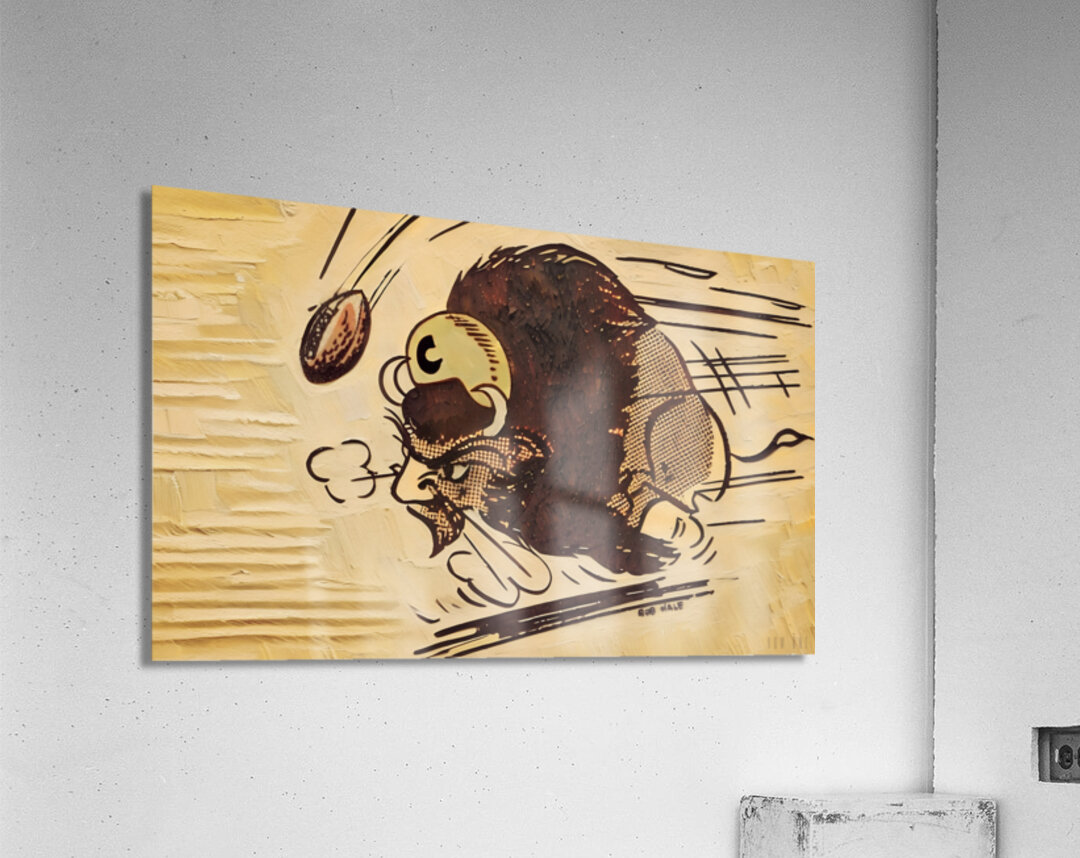 1957 Colorado Buffalo Art by Bob Hale Acrylic Print