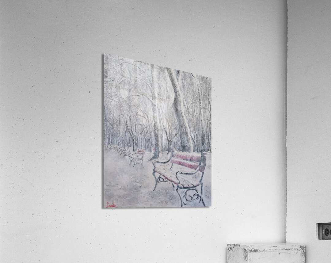 Ste Jeanne Mance Park - Parc Acrylic Print