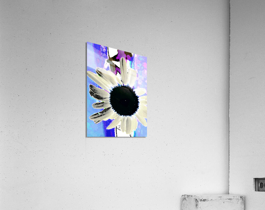 Abstract Vibrant Daisy Acrylic Print