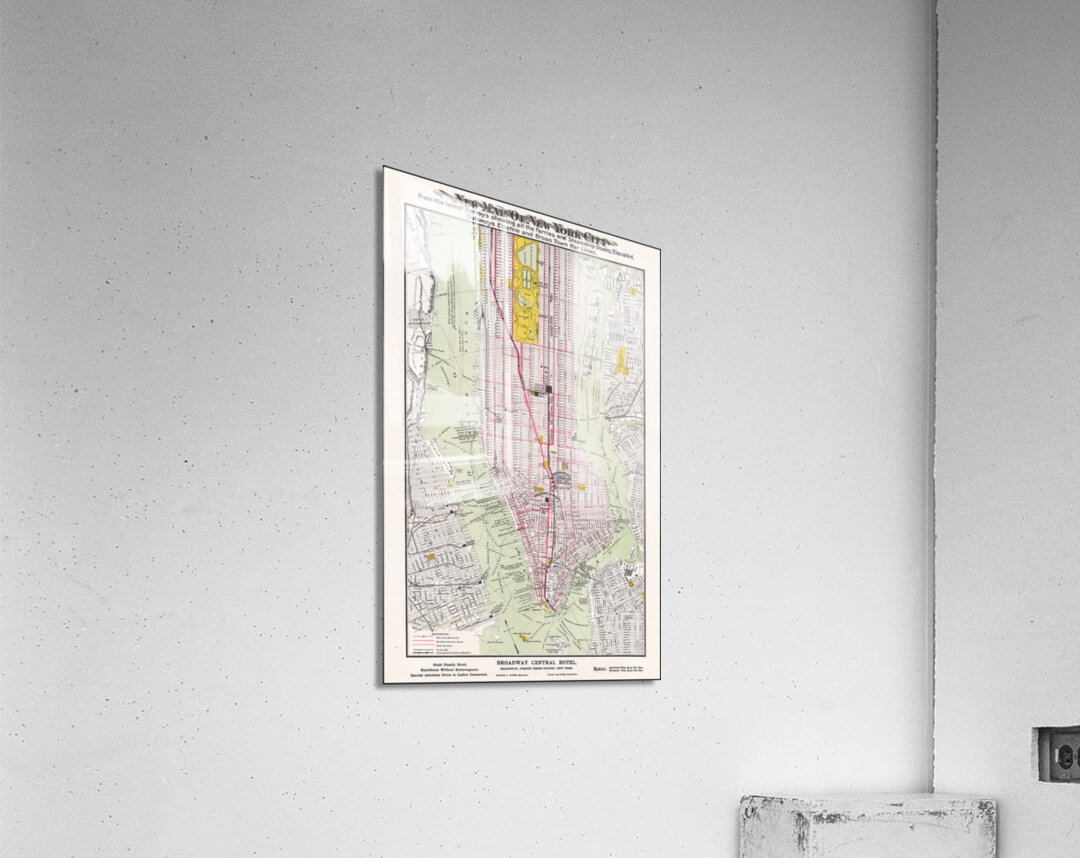 1904 Map of New York Subway Historic - Acr4 2094338 