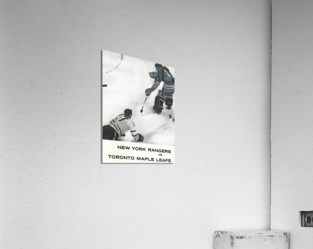 1962 new york rangers program art Acrylic Print