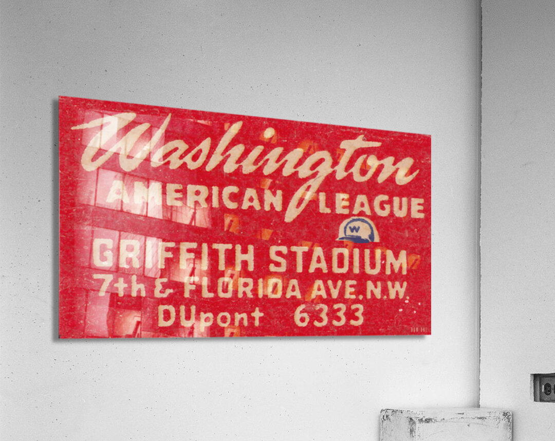 1940s Washington Nationals Art Acrylic Print