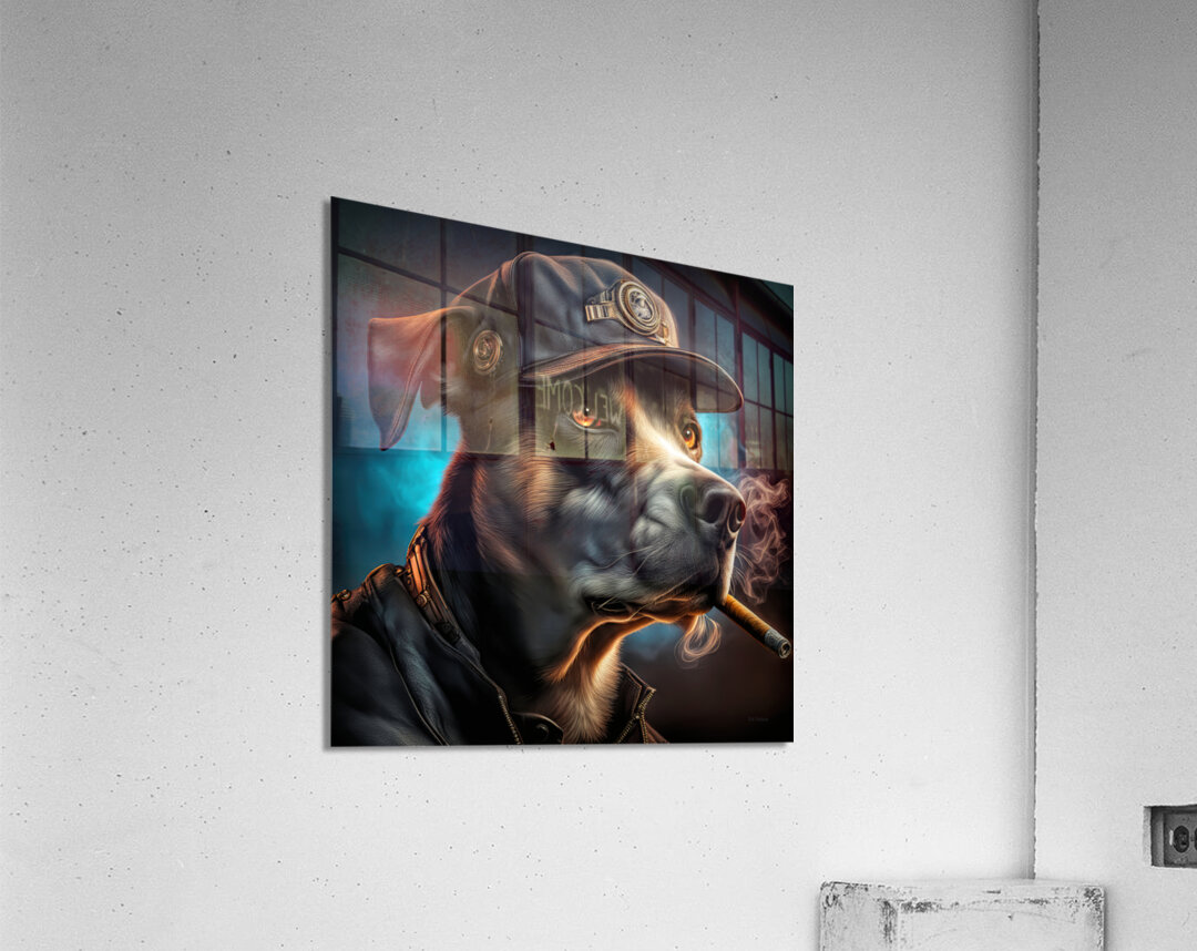 FLOPPY EARED CAP Acrylic Print