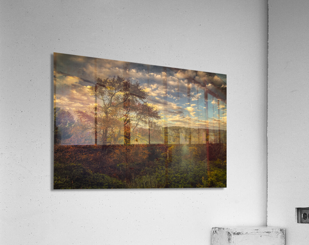 Blue Ridge Parkway on my Mind in Autumn Acrylic Print