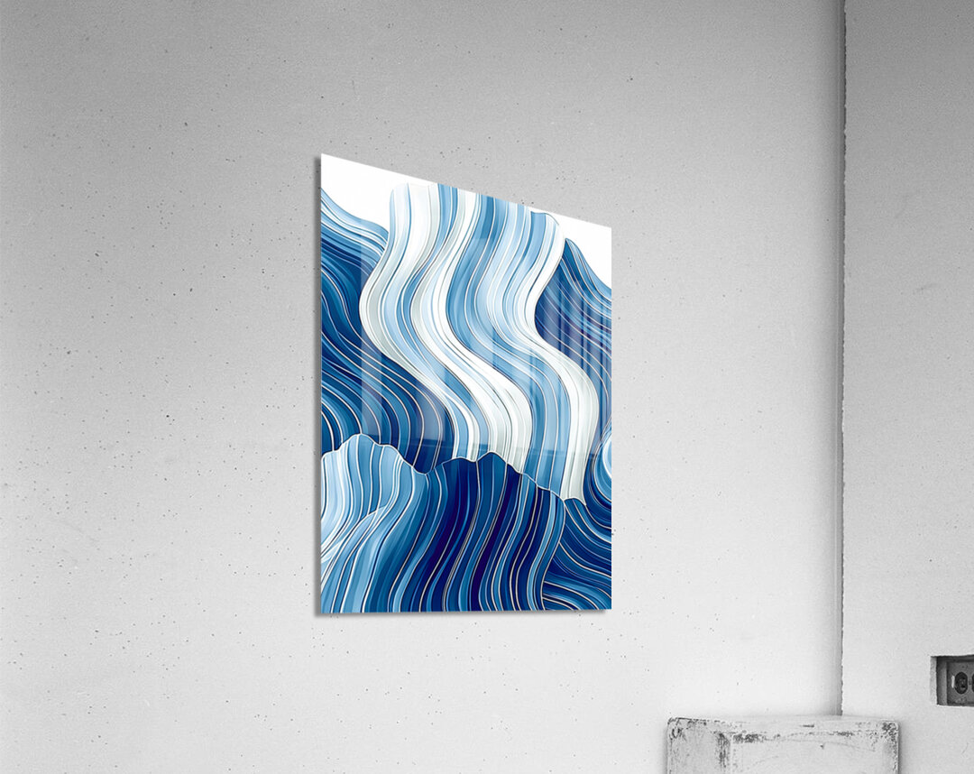 Kanagawa Remix Acrylic Print