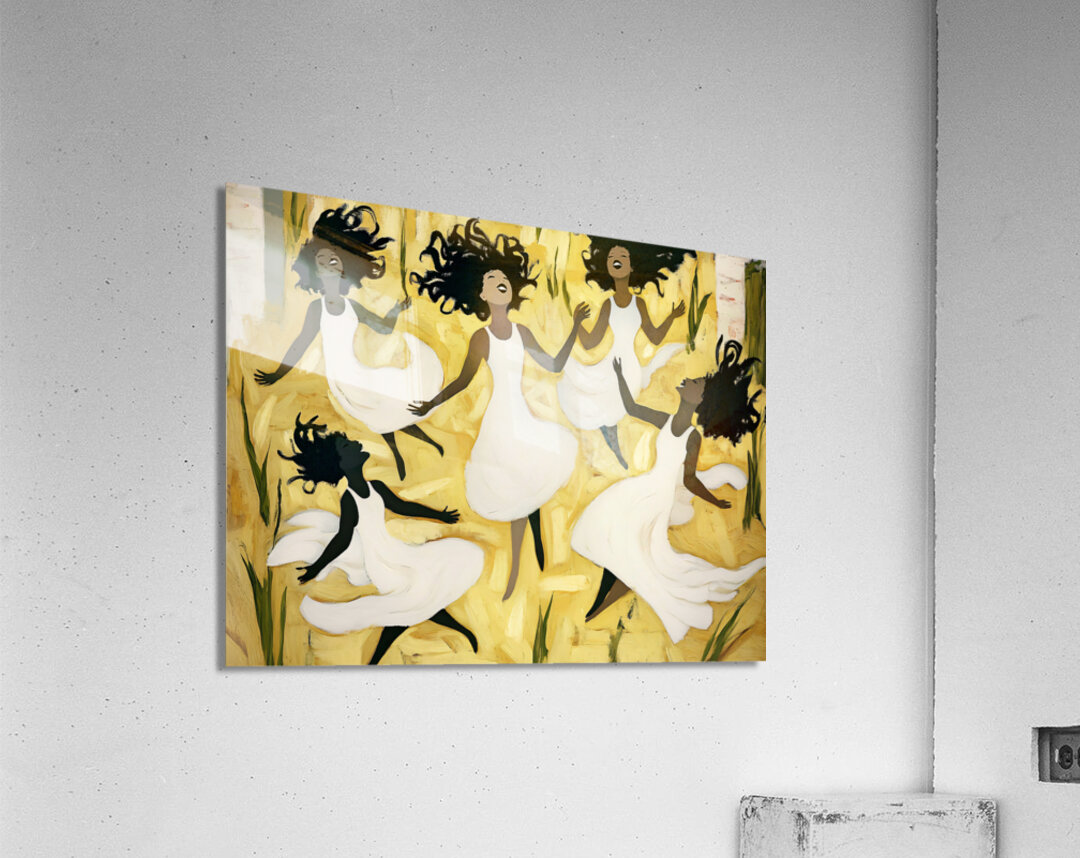 Black Girls DancingJoyously Acrylic Print