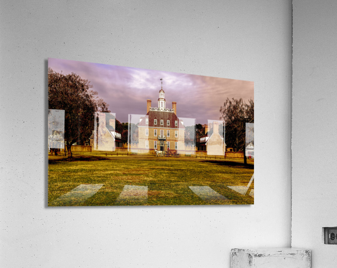 Christmas at the Williamsburg  Governors Palace Acrylic Print