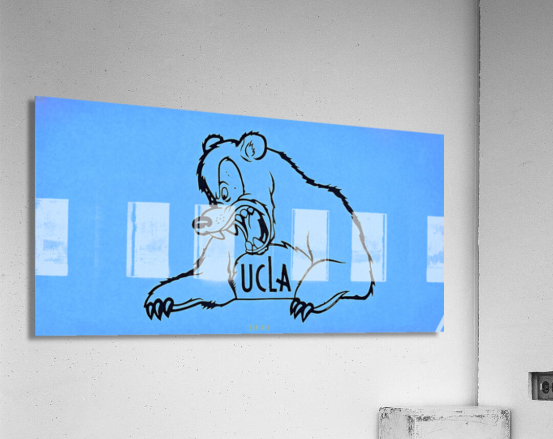 1939 UCLA Bruins Cartoon Art Acrylic Print