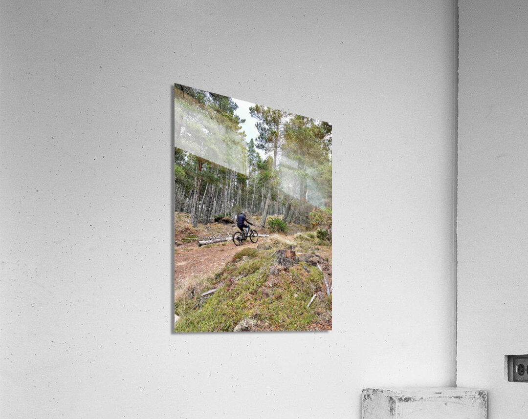 Scenes from the Trail- Onwards and Upwards Through the Scottish Highlands Acrylic Print