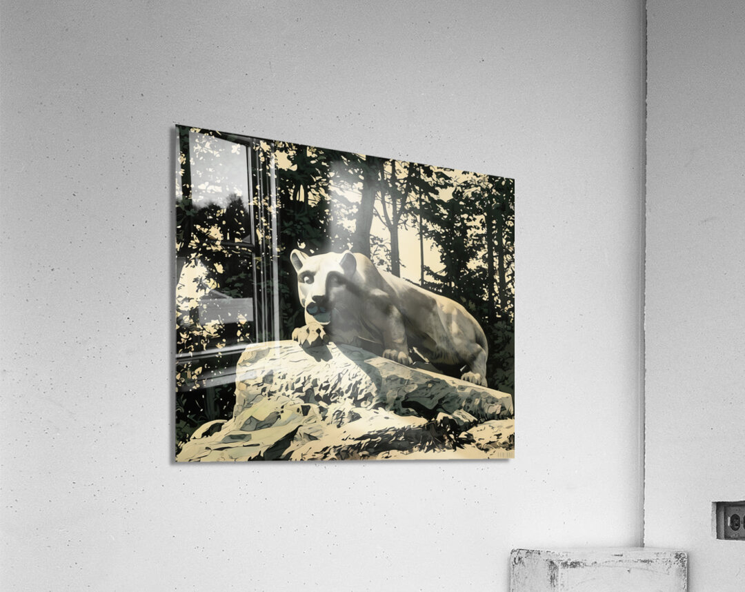 1952 Nittany Lion Shrine Art Acrylic Print