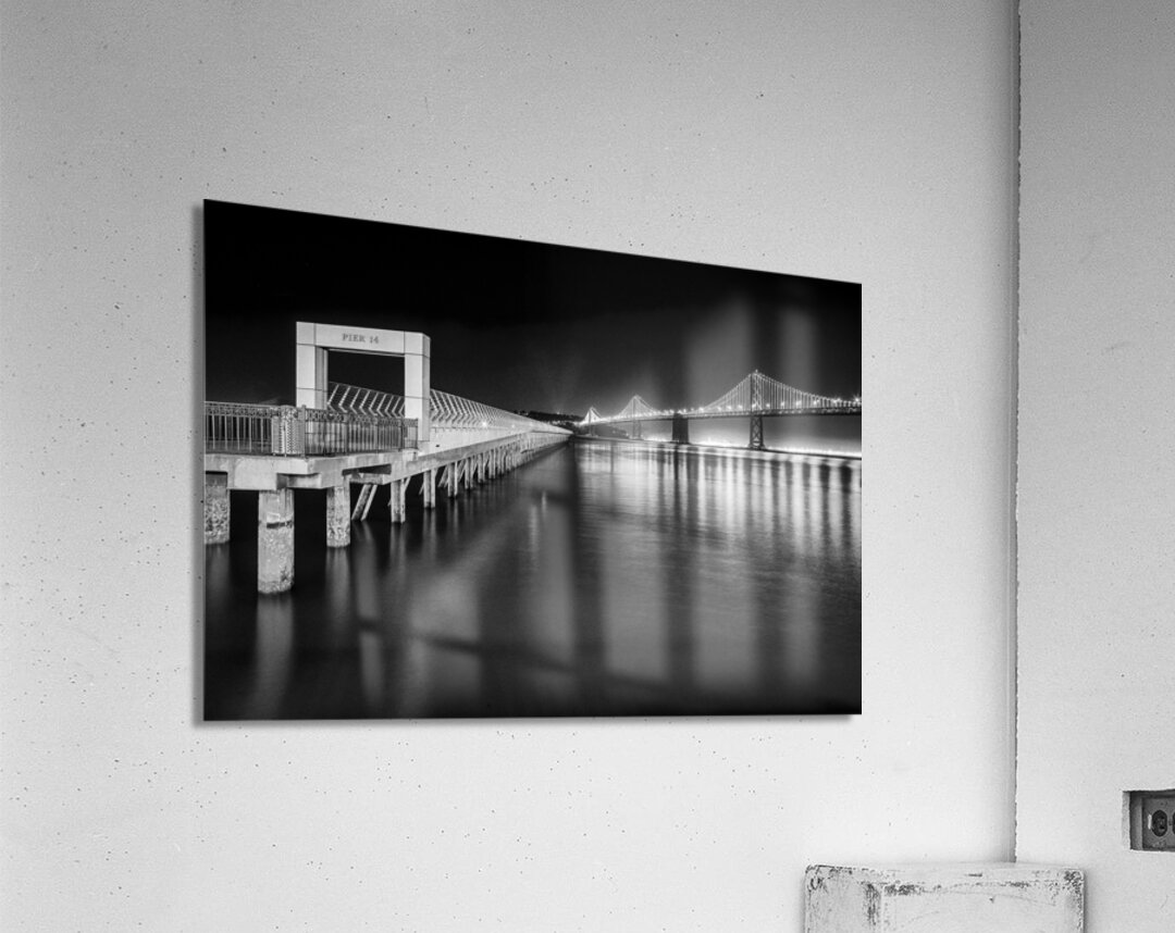 Night San Francisco Bay Acrylic Print