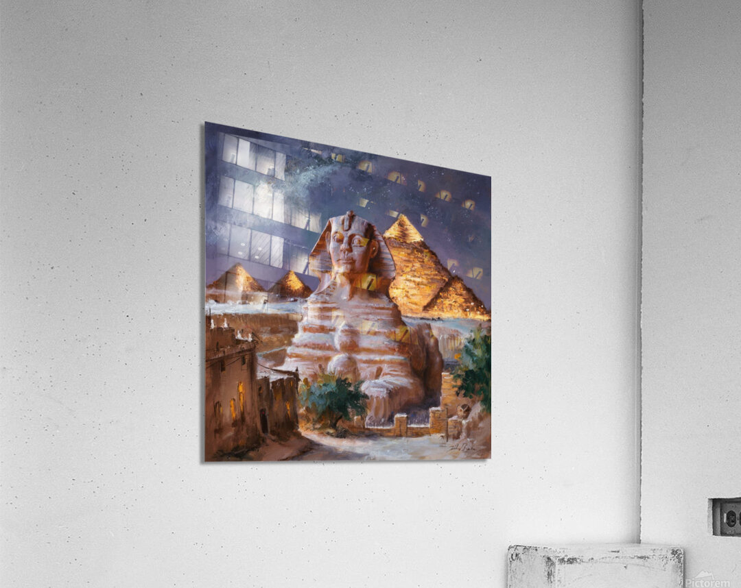 a mesmerizing impressionist painting captures the Acrylic Print