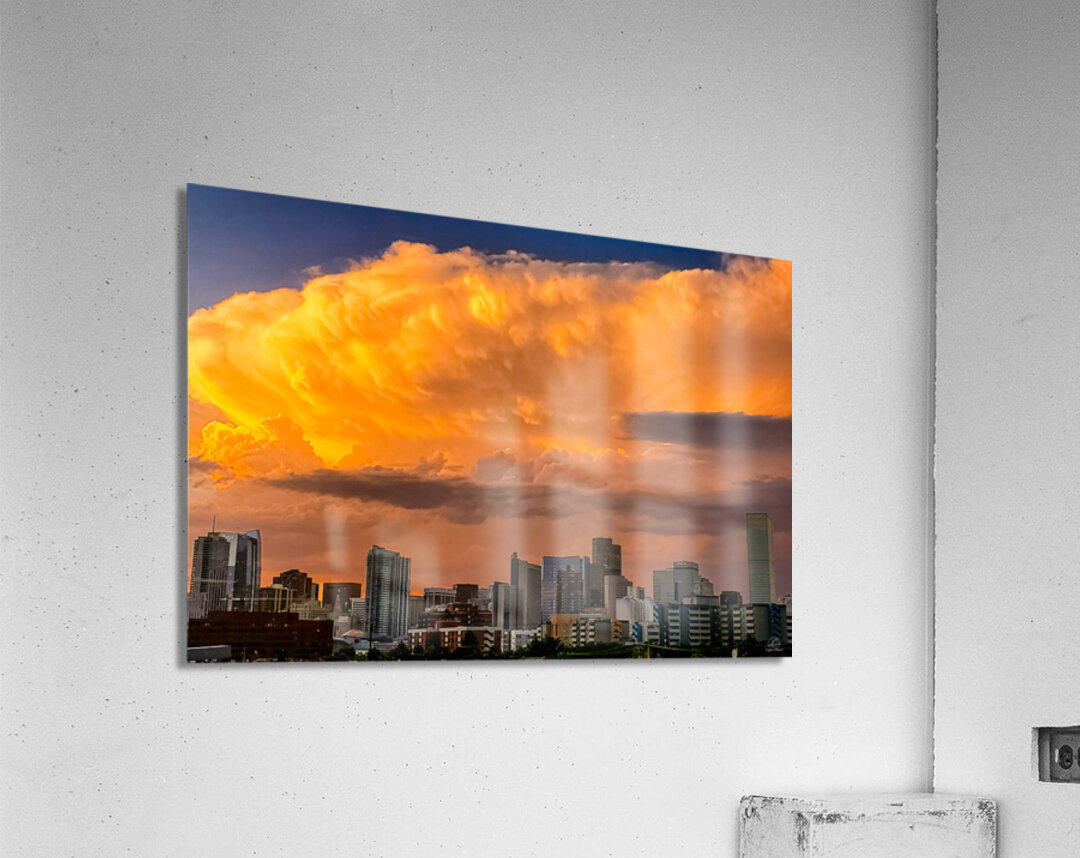 City in the Clouds Acrylic Print