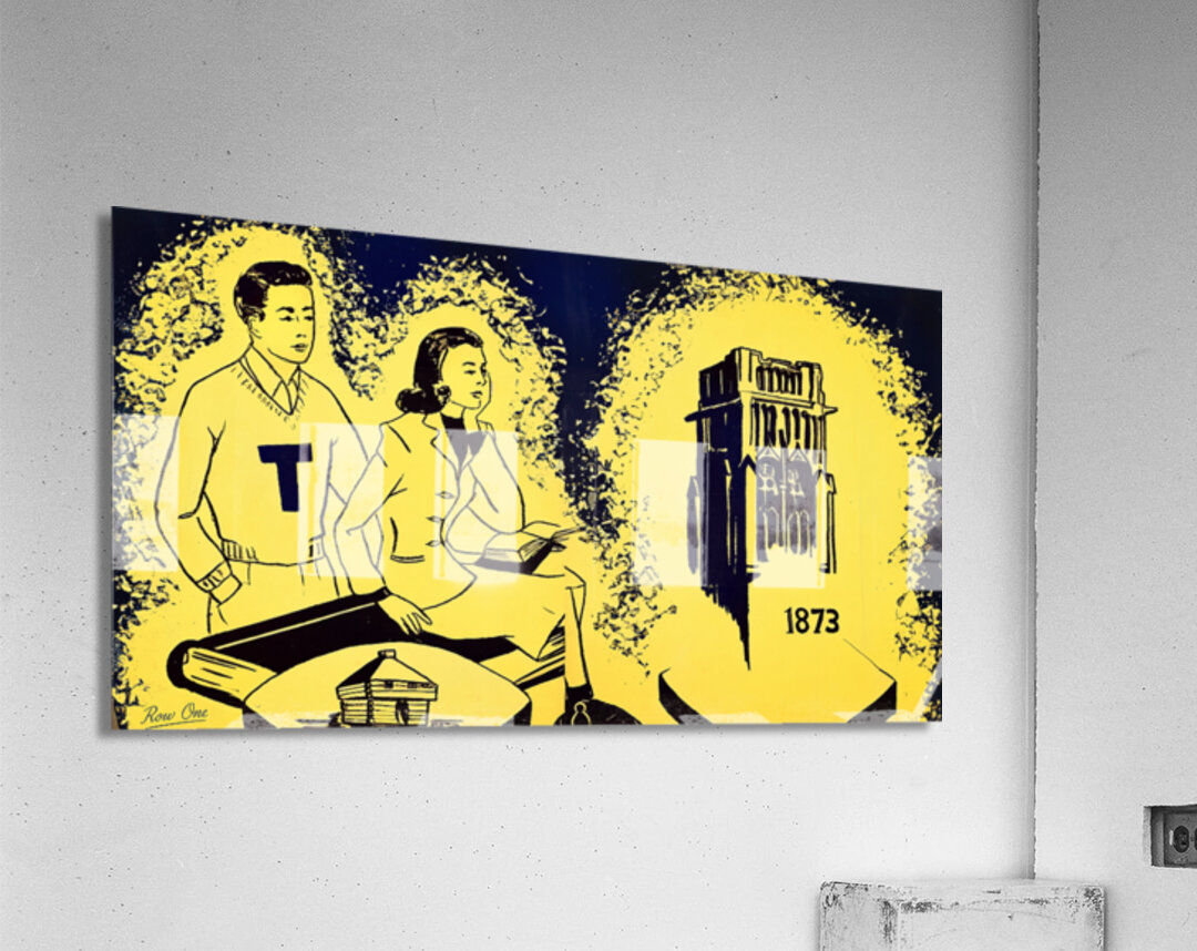 vintage toledo campus art Acrylic Print