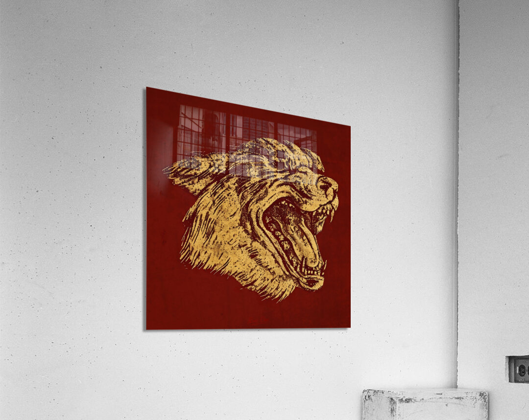 Vintage Loyola Wolf Pack Art Acrylic Print