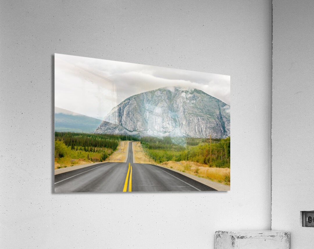 Road & Mountain Acrylic Print