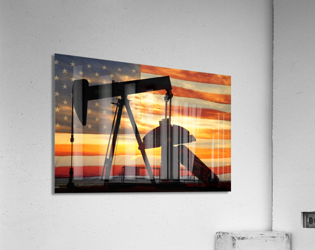 American Oil  Acrylic Print