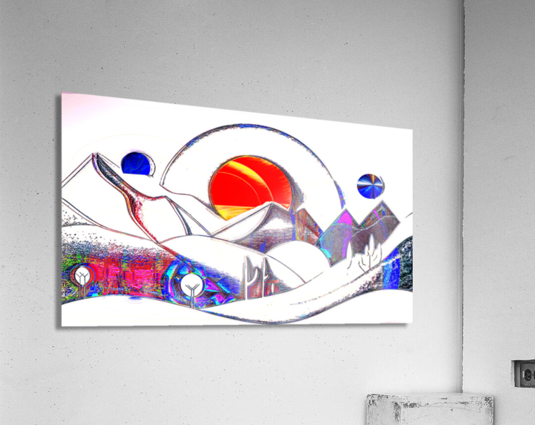 Mountain time. Acrylic Print