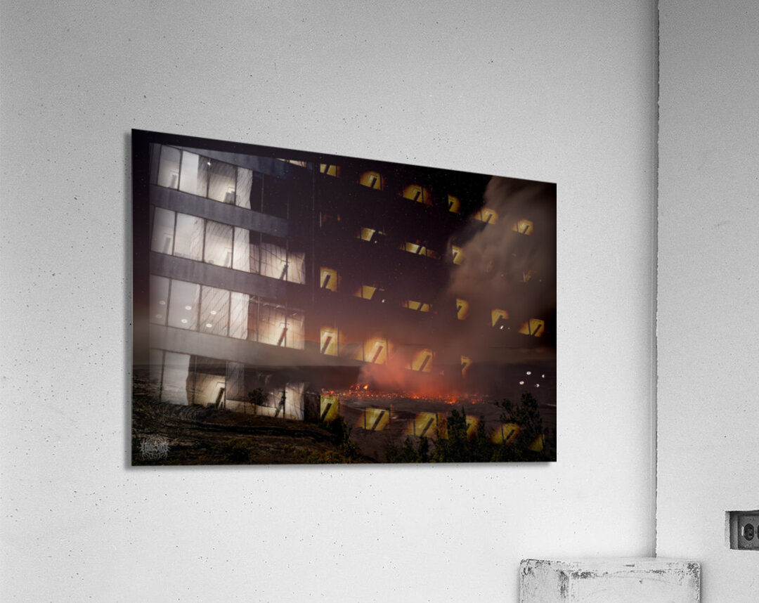 Simmering Pele Acrylic Print