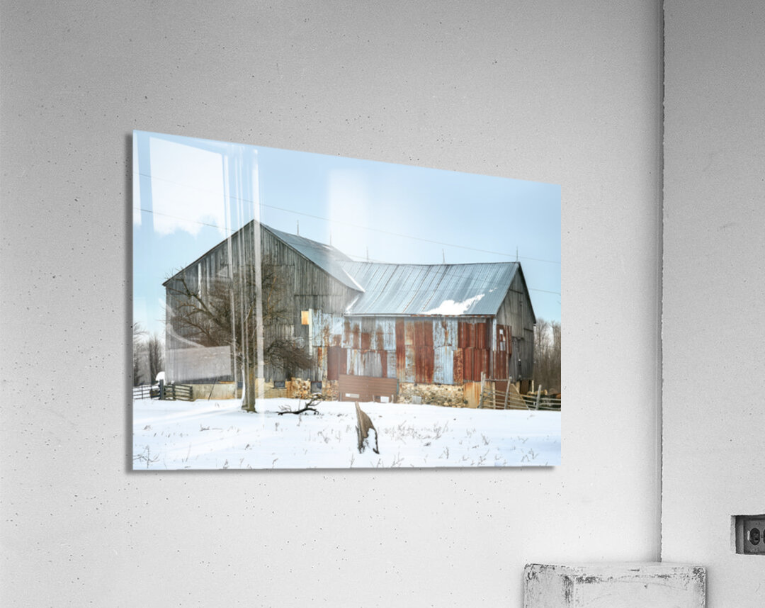 SOME POWERFUL PATCHING Acrylic Print