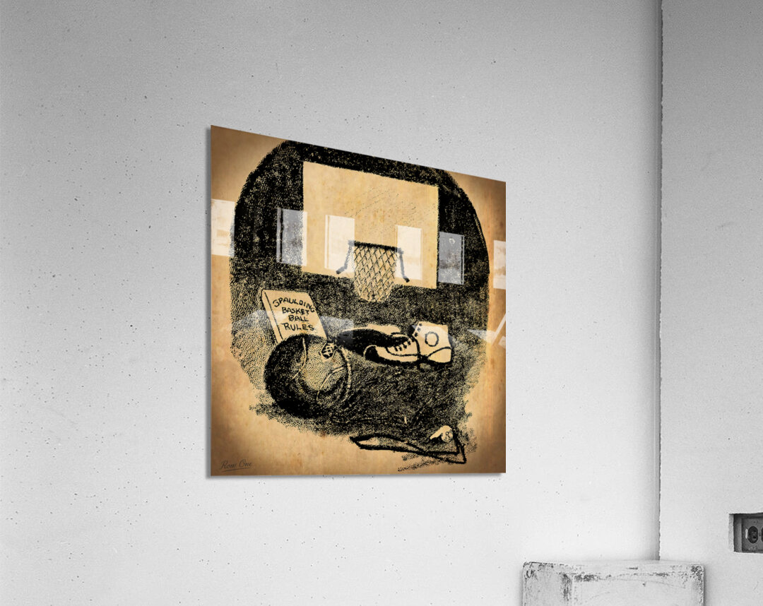 1922 basketball art remix  Acrylic Print