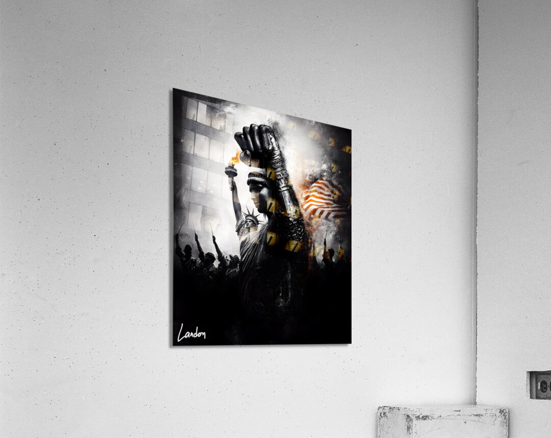 Liberty s Resolve 5 Acrylic Print