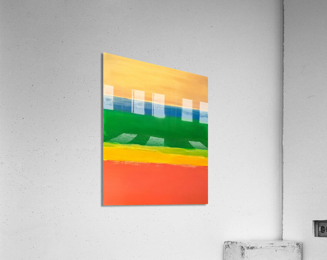 Land Sea and Sky Abstract Acrylic Print