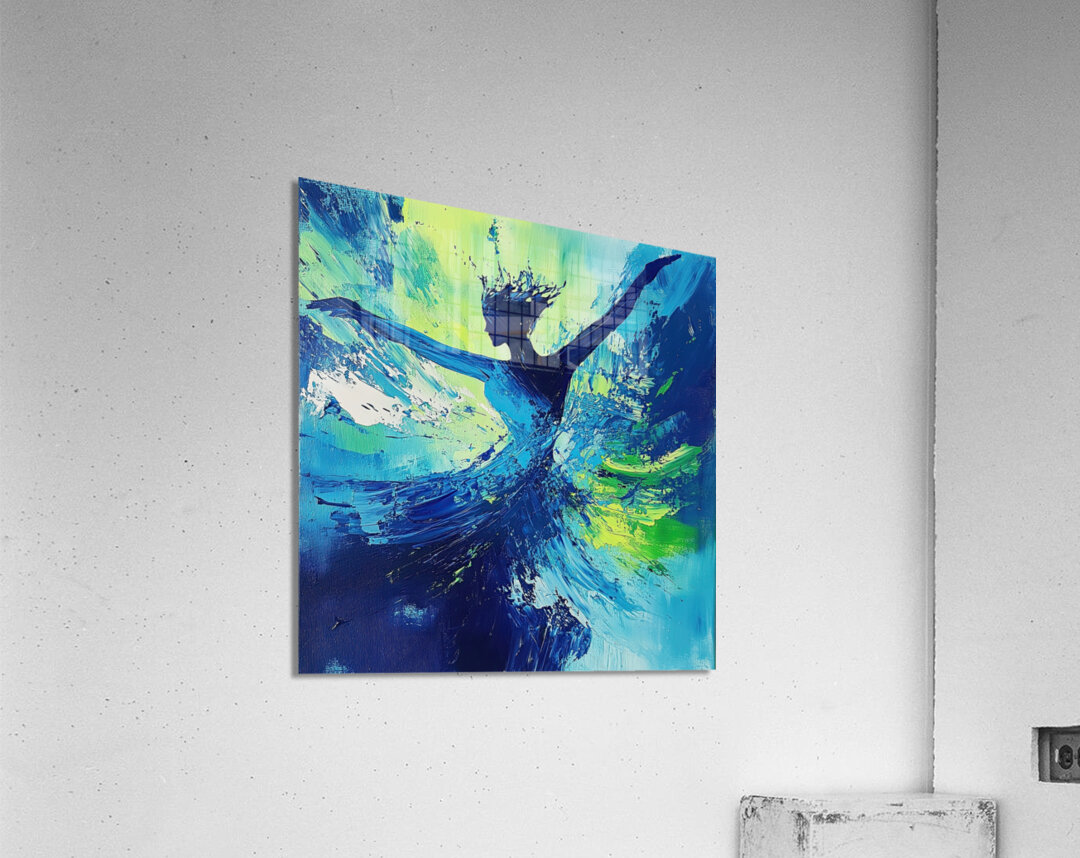 Azure Dance Fusion Y5H9N2 63 Acrylic Print